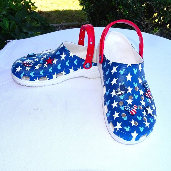 Disney Adult Mickey Mouse Crocs Size 12 main image 3